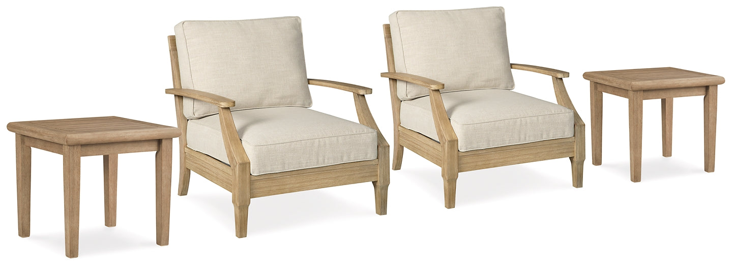 Clare View 2 Piece Outdoor Seating - Beige Clare View 2 Piece Outdoor Seating - Beige