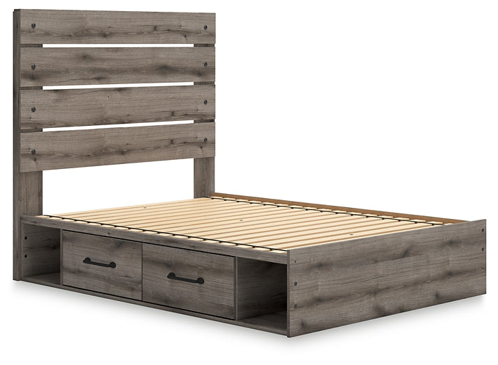 Graystorm Panel Storage Bed