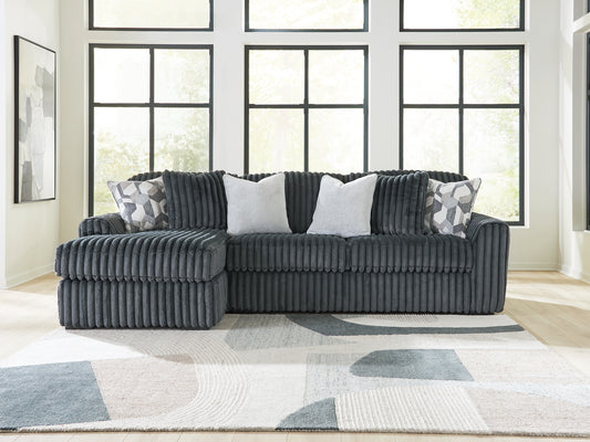 Midnight-Madness 2-Piece Sectional Sofa Chaise