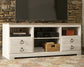 Willowton LG TV Stand w/Fireplace Option