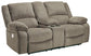 Draycoll DBL REC PWR Loveseat w/Console