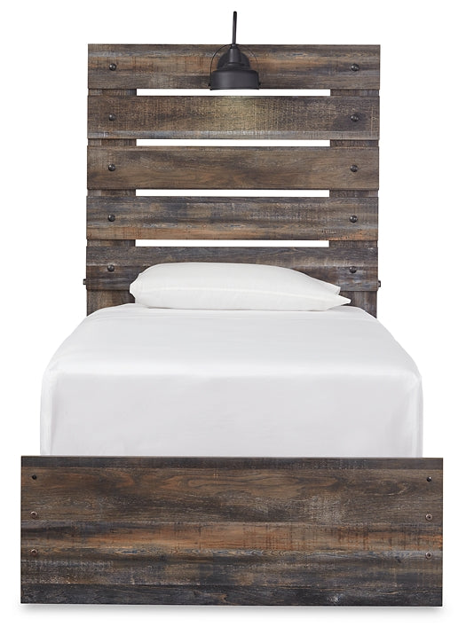 Drystan Twin Panel Bed with Dresser and Nightstand