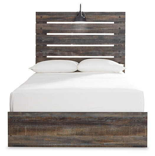 Drystan Full Panel Bed with Dresser and Nightstand