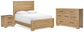Galliden Queen Panel Bed with Dresser and Nightstand