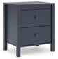 Simmenfort Two Drawer Night Stand