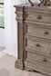 Blairhurst Queen Panel Bed with Mirrored Dresser, Chest and 2 Nightstands
