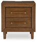 Lyncott California King Upholstered Bed with Mirrored Dresser, Chest and 2 Nightstands