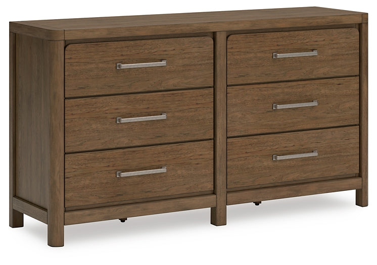 Cabalynn California King Panel Bed with Dresser and Nightstand