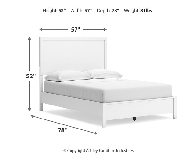 Binterglen Full Panel Bed with Dresser and 2 Nightstands