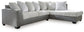 Clairette Court 2-Piece Sectional with Chaise