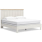 Linnocreek King Panel Bed with Mirrored Dresser and Chest