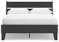 Socalle Full Panel Platform Bed with Dresser