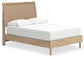 Cielden Full Panel Bed with 2 Nightstands