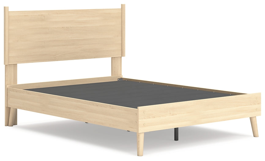 Cabinella Full Platform Panel Bed with 2 Nightstands