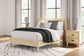 Cabinella Full Platform Panel Bed with 2 Nightstands