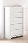 Mollviney Twin Panel Storage Bed with Mirrored Dresser, Chest and Nightstand