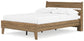 Deanlow Full Platform Panel Bed with Dresser