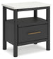 Cadmori Queen Upholstered Bed with Dresser and 2 Nightstands