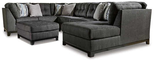 Reidshire 3-Piece Sectional with Ottoman