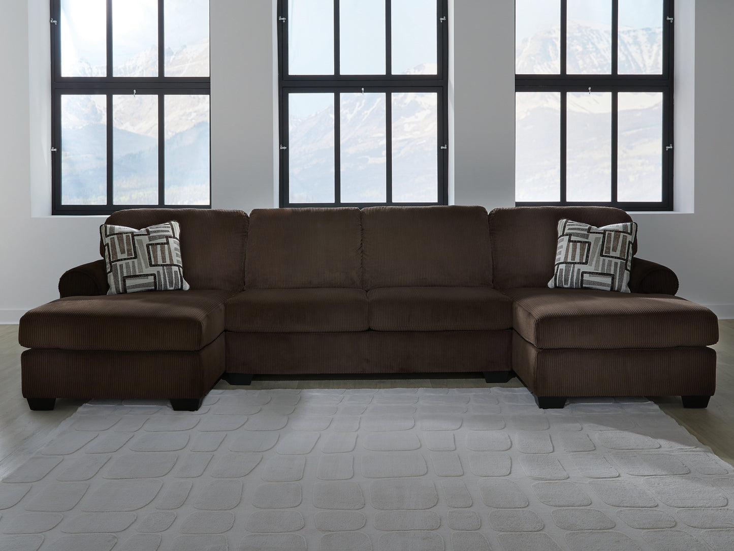 Kimlee 3-Piece Sectional with Double Chaise