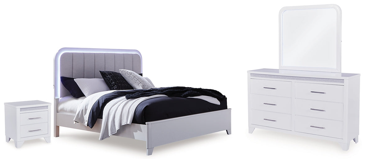 Jarlee  Upholstered Panel Bed