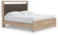 Kinlanni King Upholstered Platform Bed, Dresser and Mirror