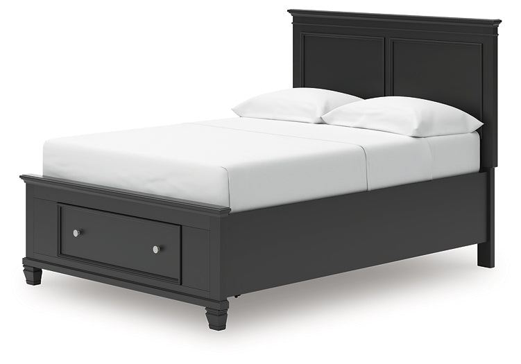Lanolee Full Panel Storage Bed, Dresser and Mirror