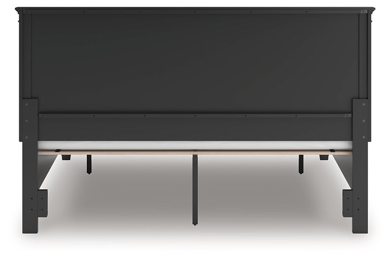 Lanolee King Panel Storage Bed, Dresser, Mirror and Nightstand