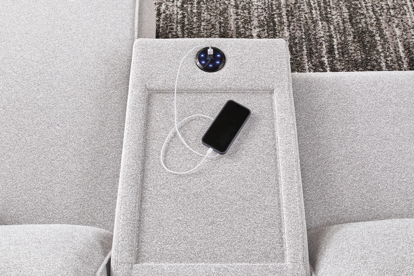 Modmax II 7-Piece Power Reclining Sectional with Audio Consoles