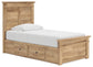 Makidern Twin Panel Storage Bed
