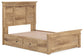 Makidern Full Panel Storage Bed