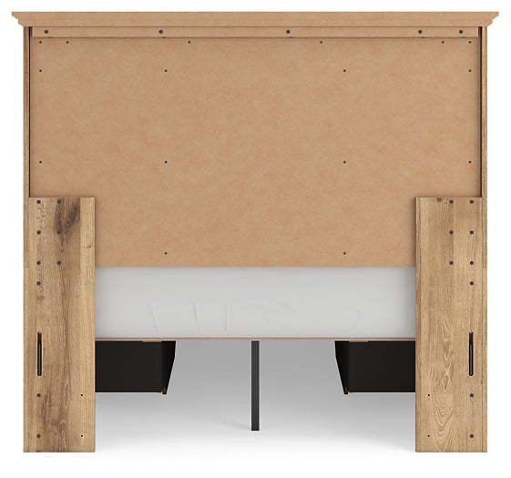 Makidern Full Panel Storage Bed