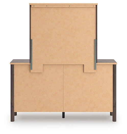 Pamytta Twin Panel Bed, Dresser and Mirror