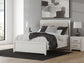 Zuraleus Queen Upholstered Panel Bed, Dresser, Mirror and Nightstand