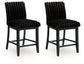 Mervannie Upholstered Barstool (2/CN)