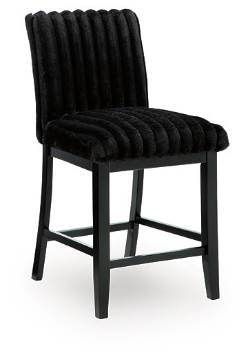 Mervannie Upholstered Barstool (2/CN)