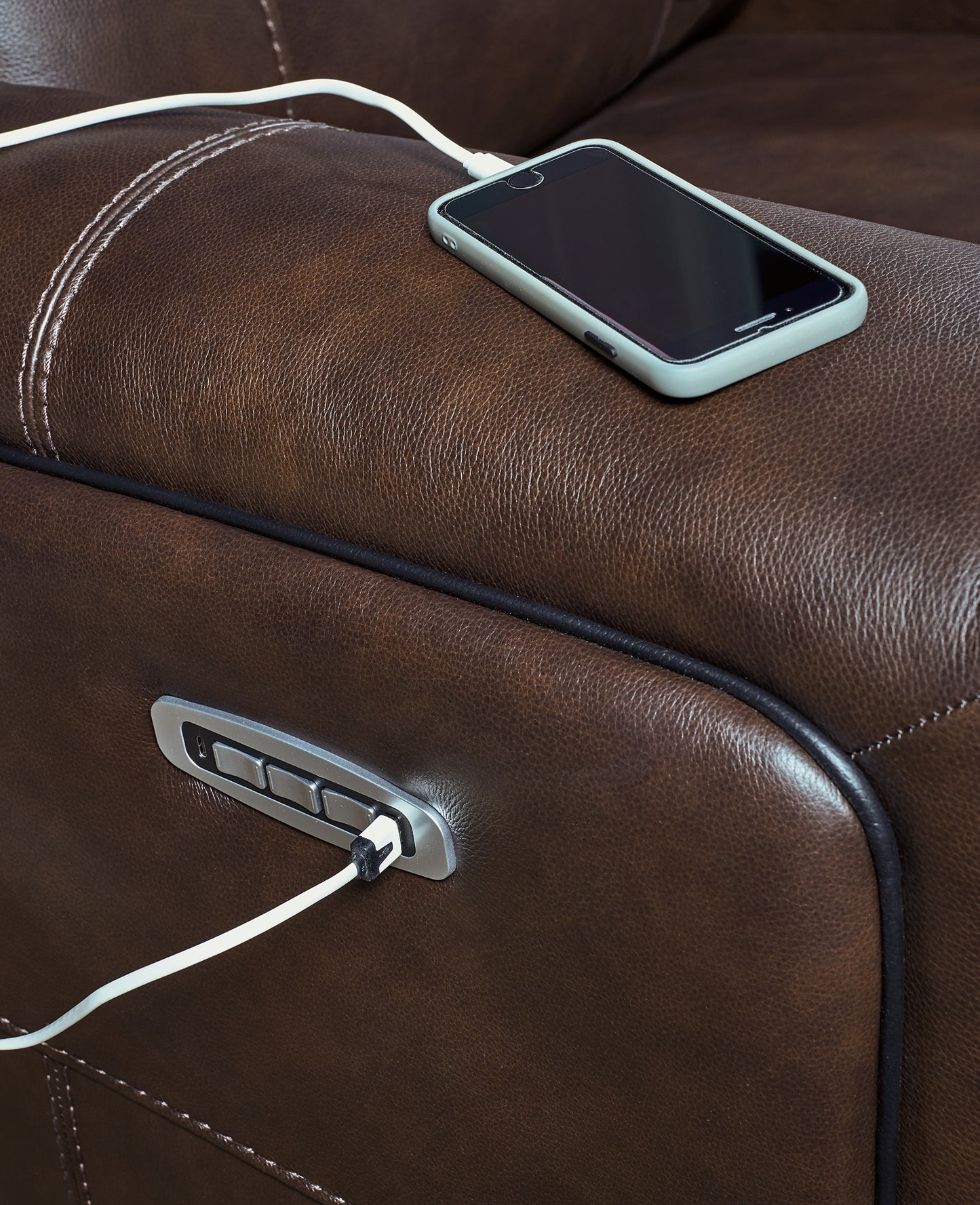 Gravier PWR REC Sofa with ADJ Headrest