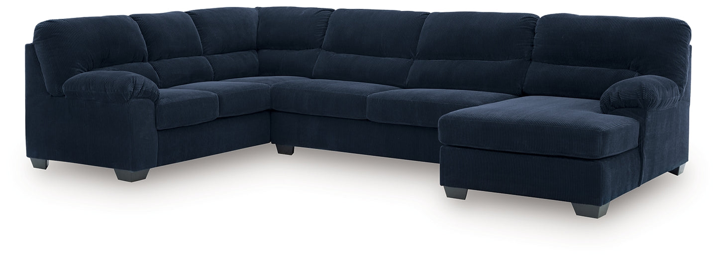 SimpleJoy 3-Piece Sectional with Chaise