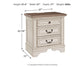 Realyn Three Drawer Night Stand