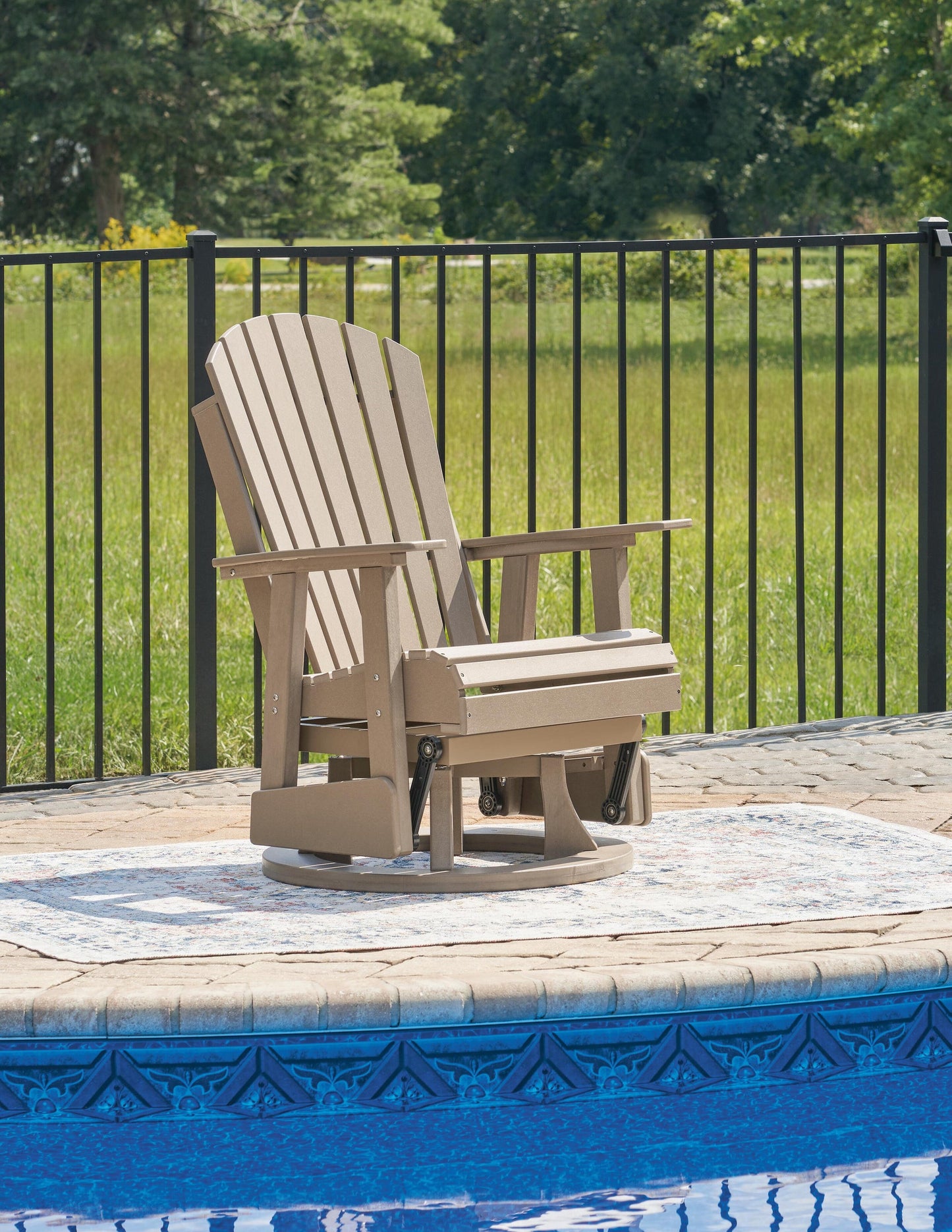 Hyland Wave Swivel Glider Chair