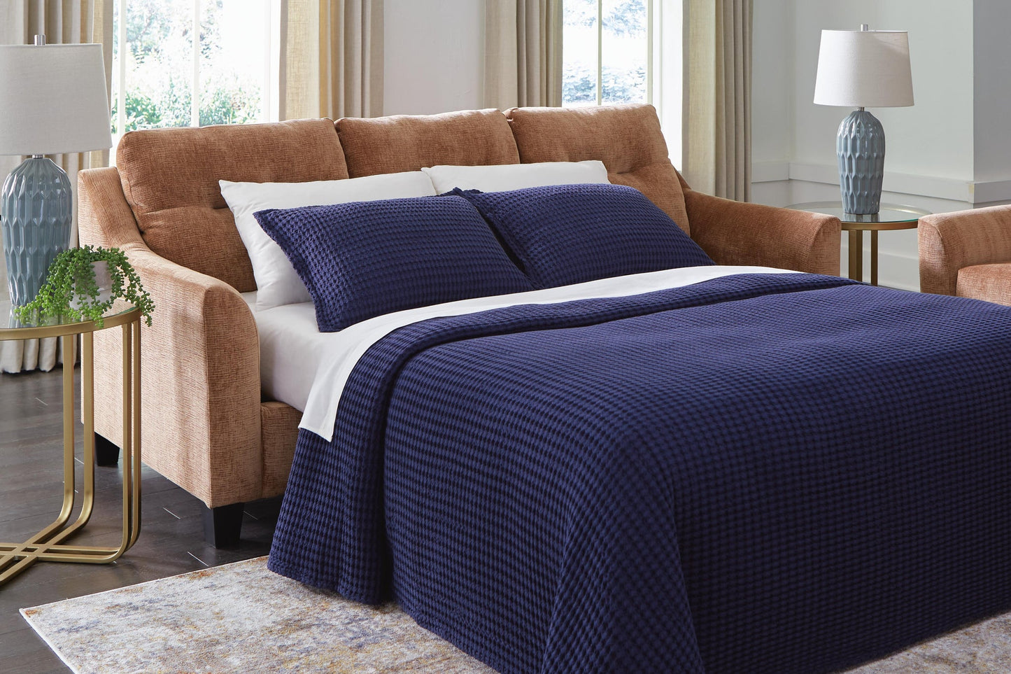 Amity Bay Sofa Chaise Queen Sleeper