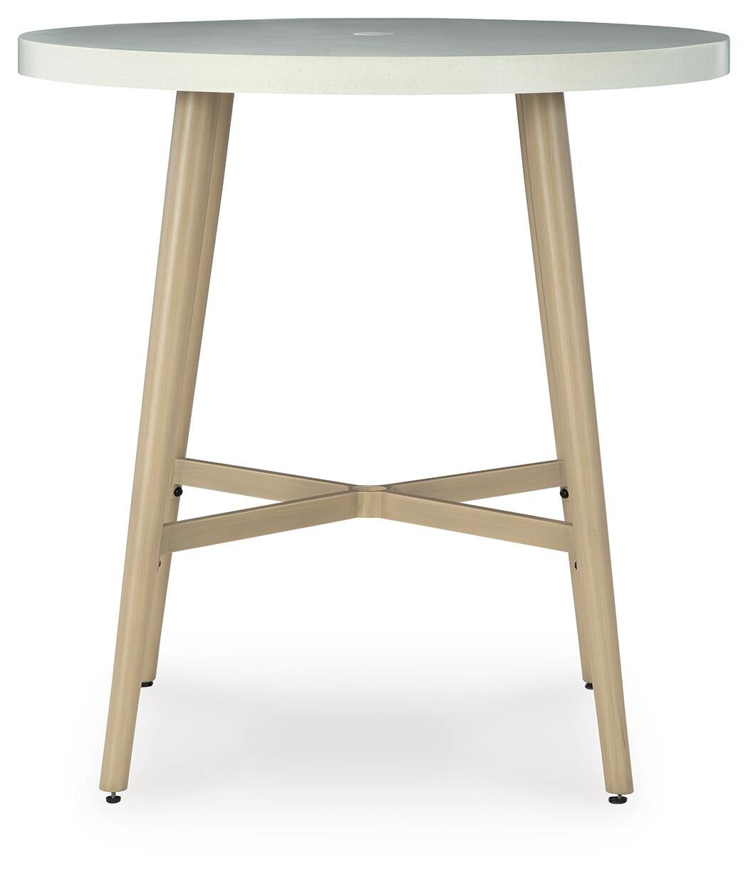 Seton Creek Round Bar Table w/UMB OPT
