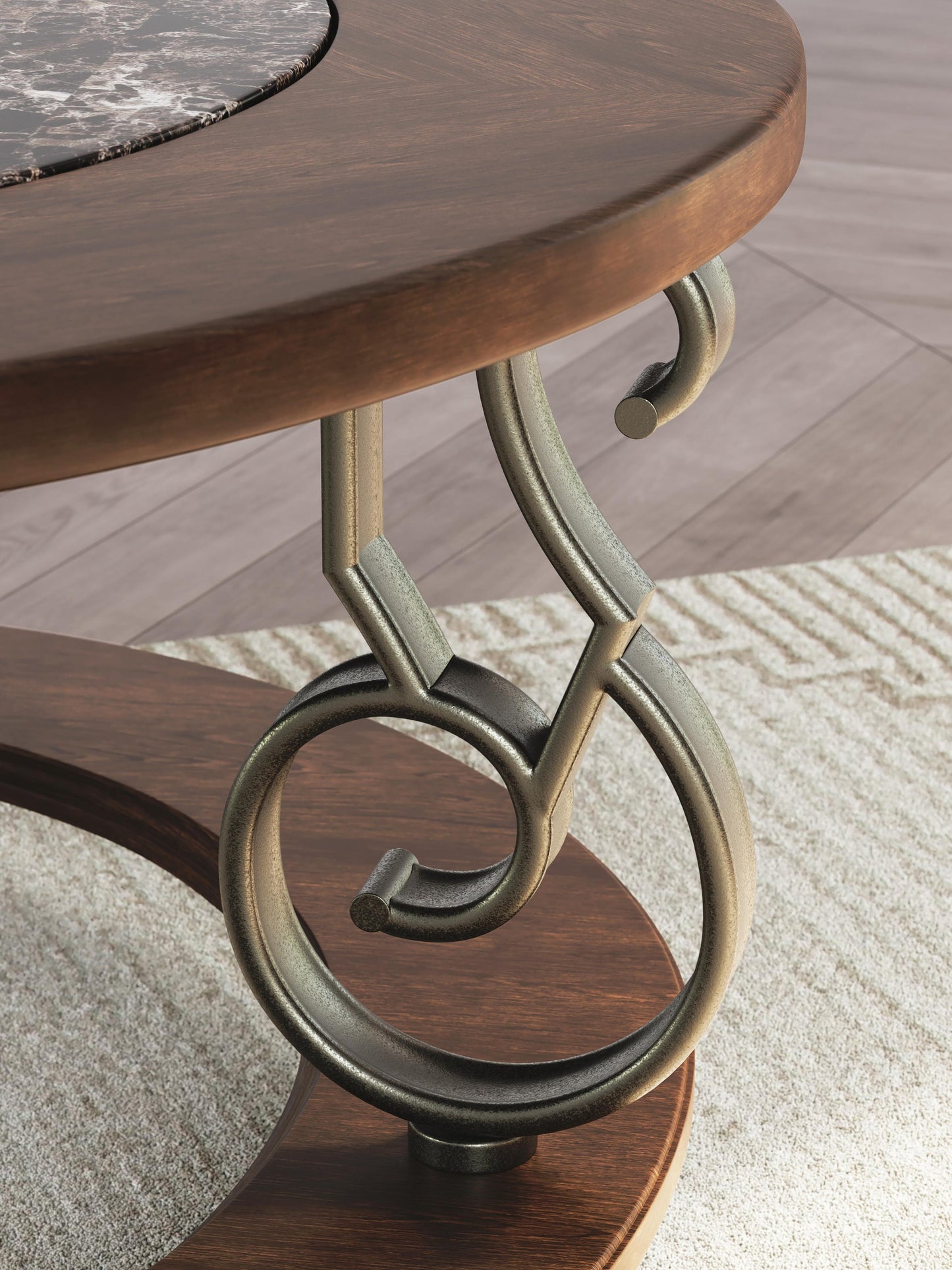 Frallyn Round Cocktail Table