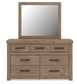 Oliandon Dresser and Mirror