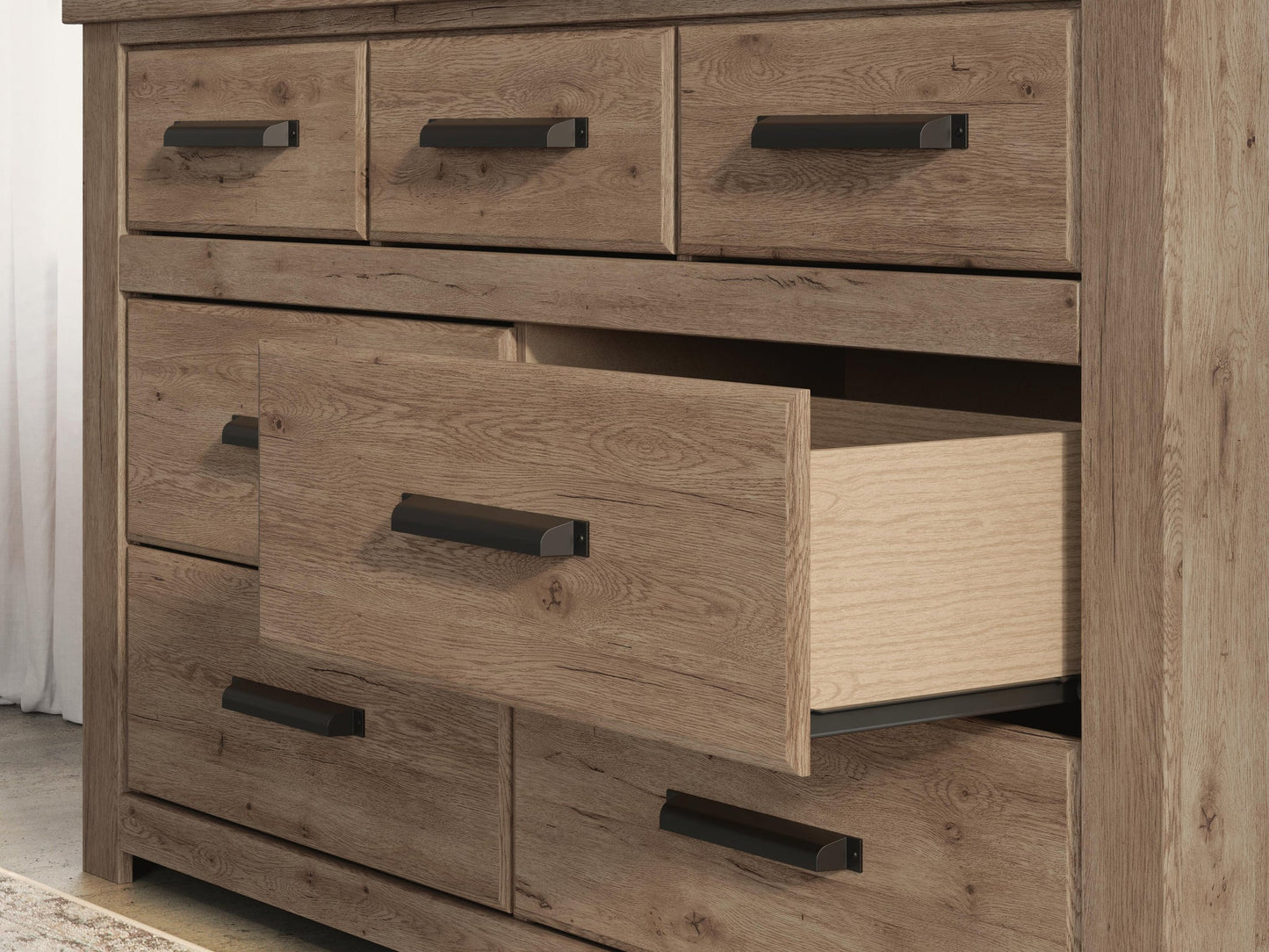 Oliandon Dresser and Mirror