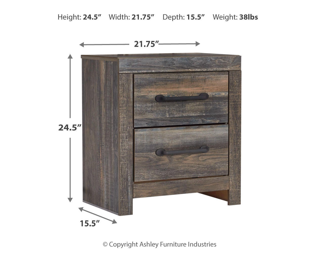 Drystan King Panel Bed with Storage with Mirrored Dresser, Chest and Nightstand