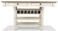 Bolanburg Counter Height Dining Table and 6 Barstools