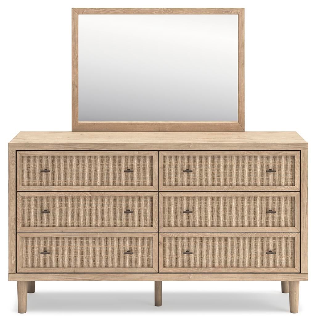 Cielden King Panel Headboard, Dresser, Mirror and Nightstand