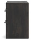 Delmorta Twin Panel Storage Bed, Dresser, Mirror and Nightstand