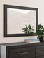 Delmorta Full Panel Storage Bed, Dresser and Mirror